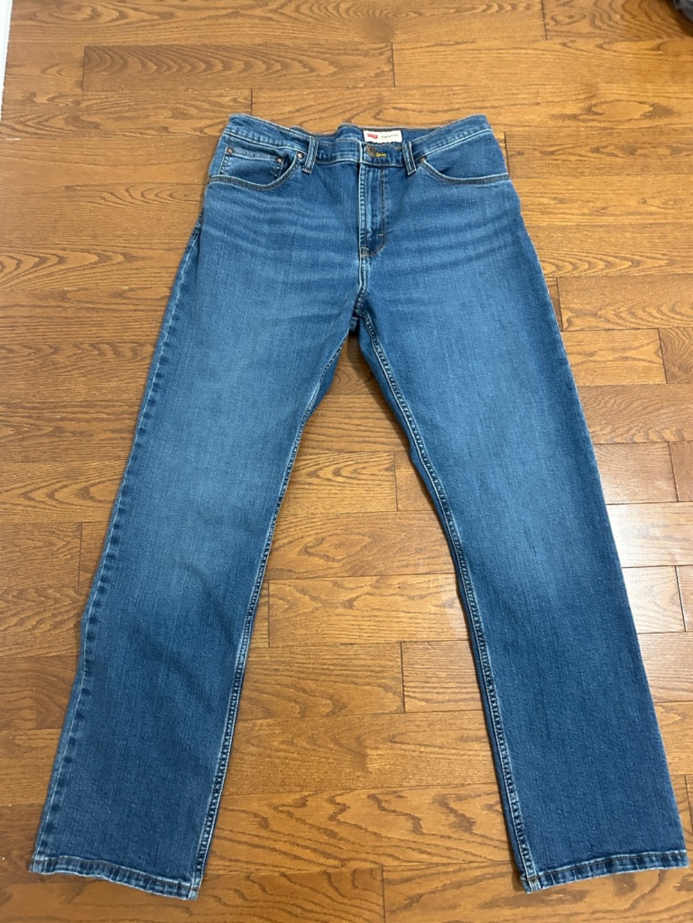 Wrangler Men's Blue Straight-Leg Jeans